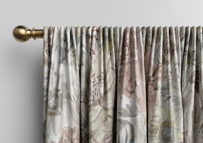 Spring Garden, Dusky Rose - Made to Measure Curtains - Image 9